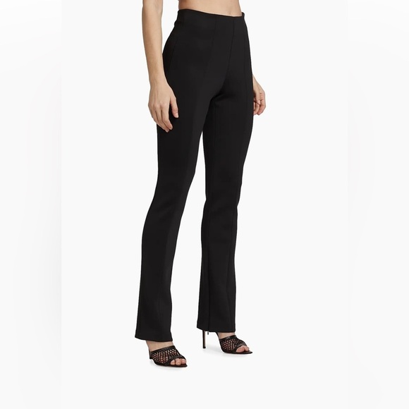 Good American Good Waist Flare Scuba Pants Women's Sz 5 - 2XL Black Slimming - Picture 3 of 16